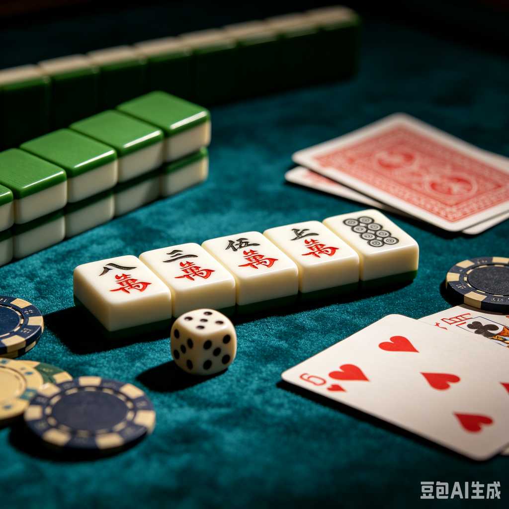 cute mini mahjong tiles set