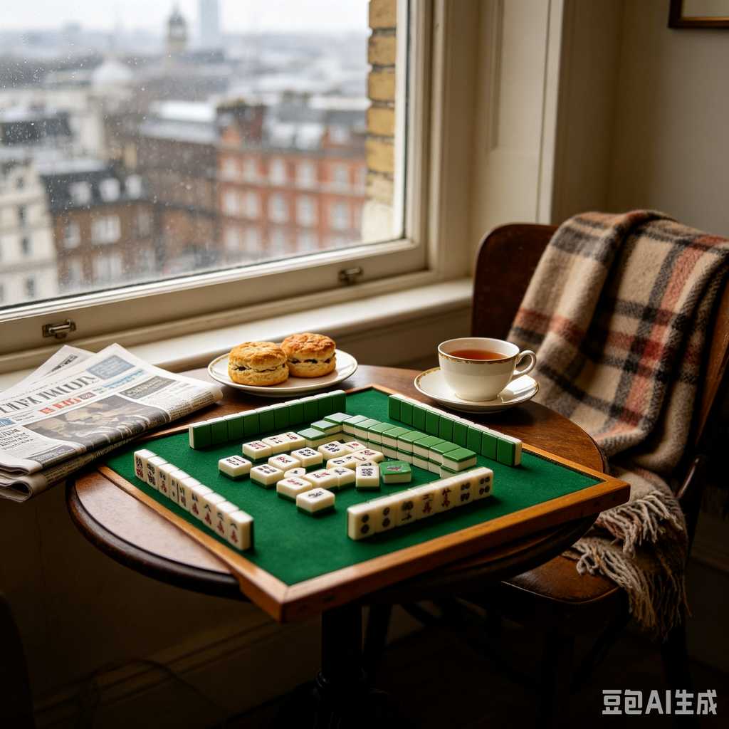 mahjong set with storage case